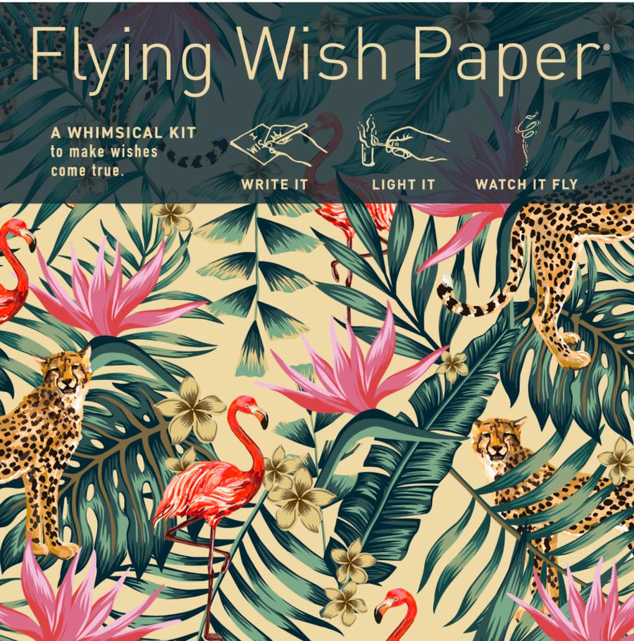 Flying Wish Paper Mini Kit - "JUNGLE" House of Intuition Inc 