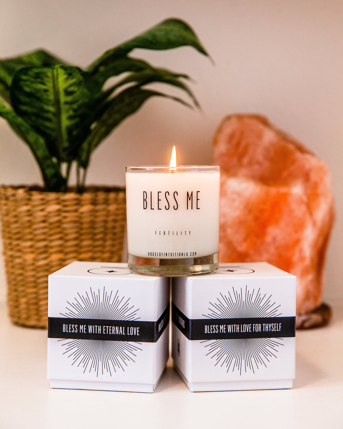 "Bless Me with Fertility" Affirmation Soy Candle Candle -Soy V475