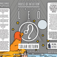 2025 Leo Solar Return Magic Candle | July 23 - August 22 (Limited Edition) Candle -Solar Return V50