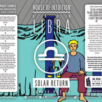 2025 Libra Solar Return Magic Candle | September 23 - October 22 (Limited Edition) Candle -Solar Return V50