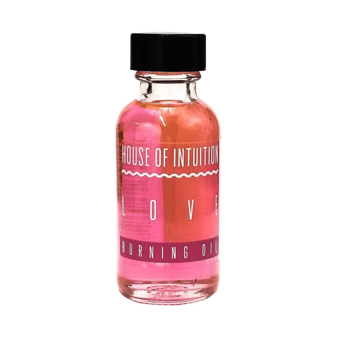 Love Intention Oil "Love & Healing" Incense & Holders -Burning Oil V50