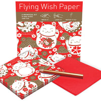 Flying Wish Paper Mini Kit - "LUCKY CAT" V230