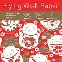 Flying Wish Paper Mini Kit - "LUCKY CAT" V230