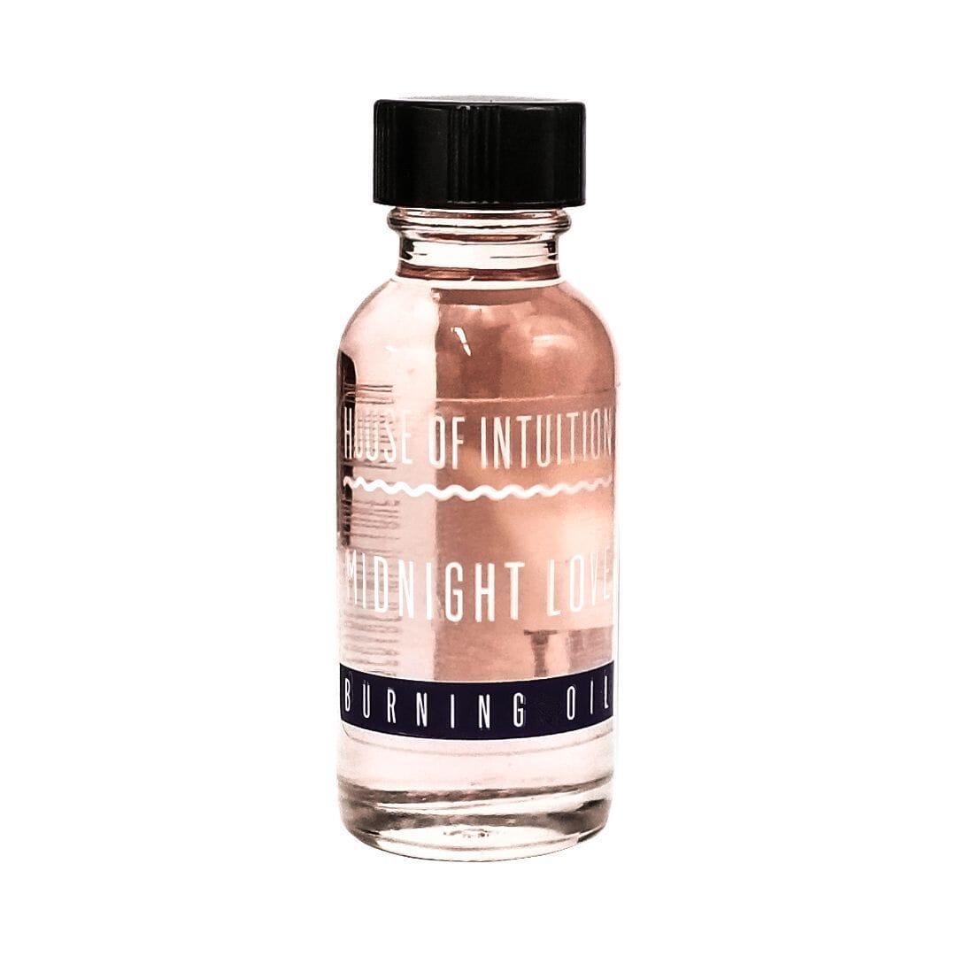 Midnight Love Intention Oil "Love & Empowerment" Incense & Holders -Burning Oil V50