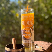 2026 Aquarius Solar Return Magic Candle | January 20 - February 18 (Limited Edition) Candle -Solar Return V95