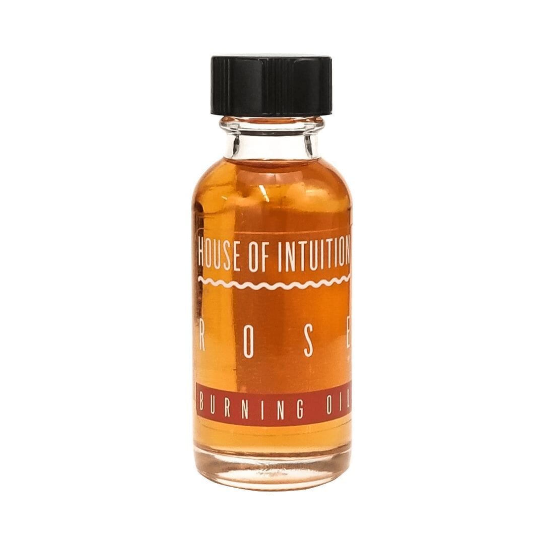 Rose Intention Oil "Love & Healing" Incense & Holders -Burning Oil V50