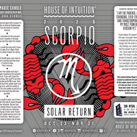 2025 Scorpio Solar Return Magic Candle | October 23 - November 21 (Limited Edition) Candle -Solar Return V50