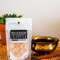 Colombian White Copal Resin Incense & Holders -Resin V50