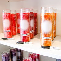 Red "Write-Your-Own-Prayer" Candle - LOVE Candle -Prayer V95