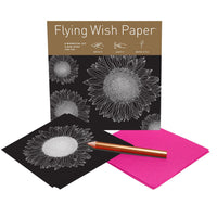 Flying Wish Paper Mini Kit - "SUNFLOWER" House of Intuition Inc