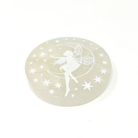 Selenite Fairy Charging Plate Crystal V45