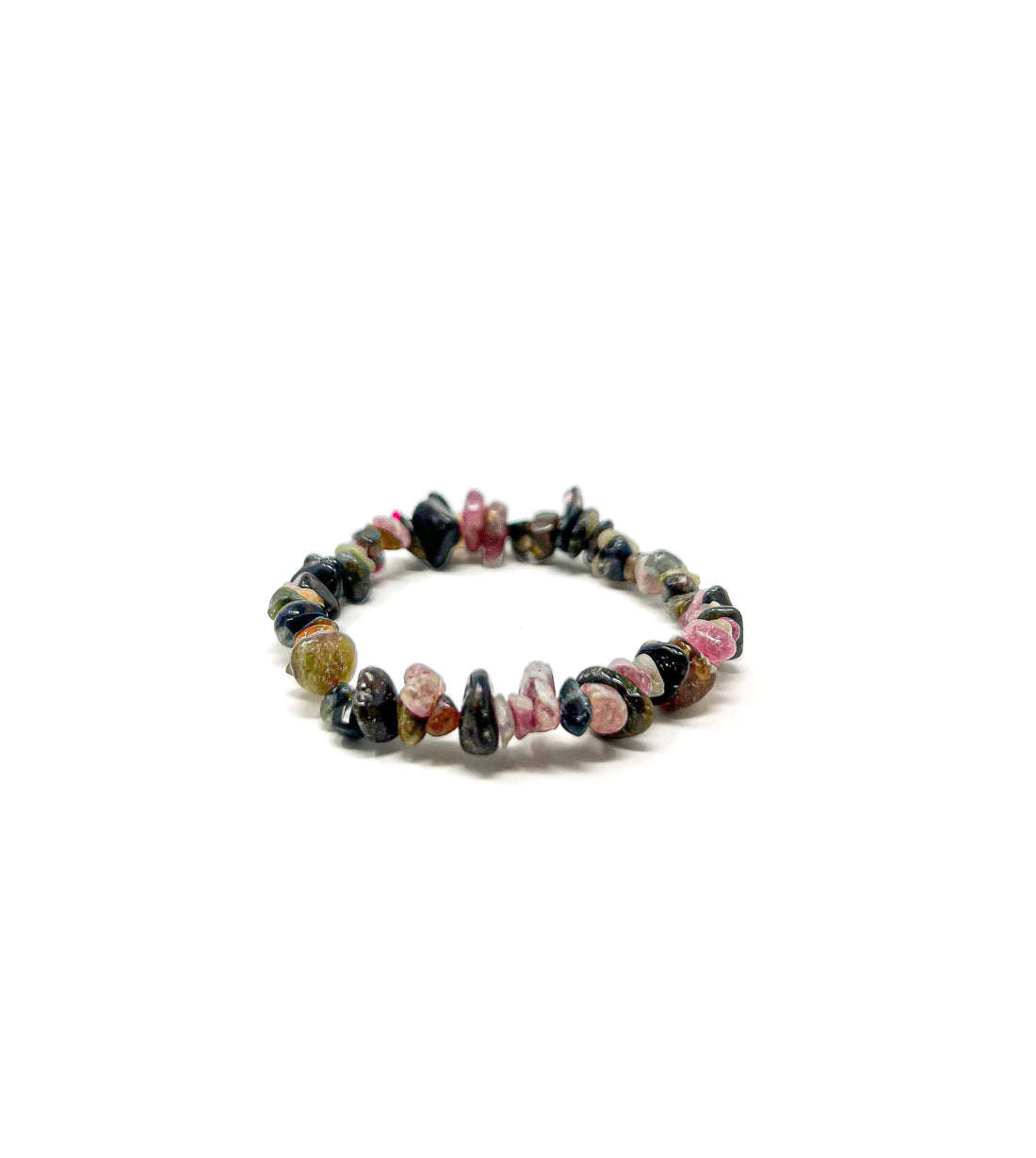 Tourmaline Rainbow Crystal Chip Bracelet Bracelet -Premiere Power V220