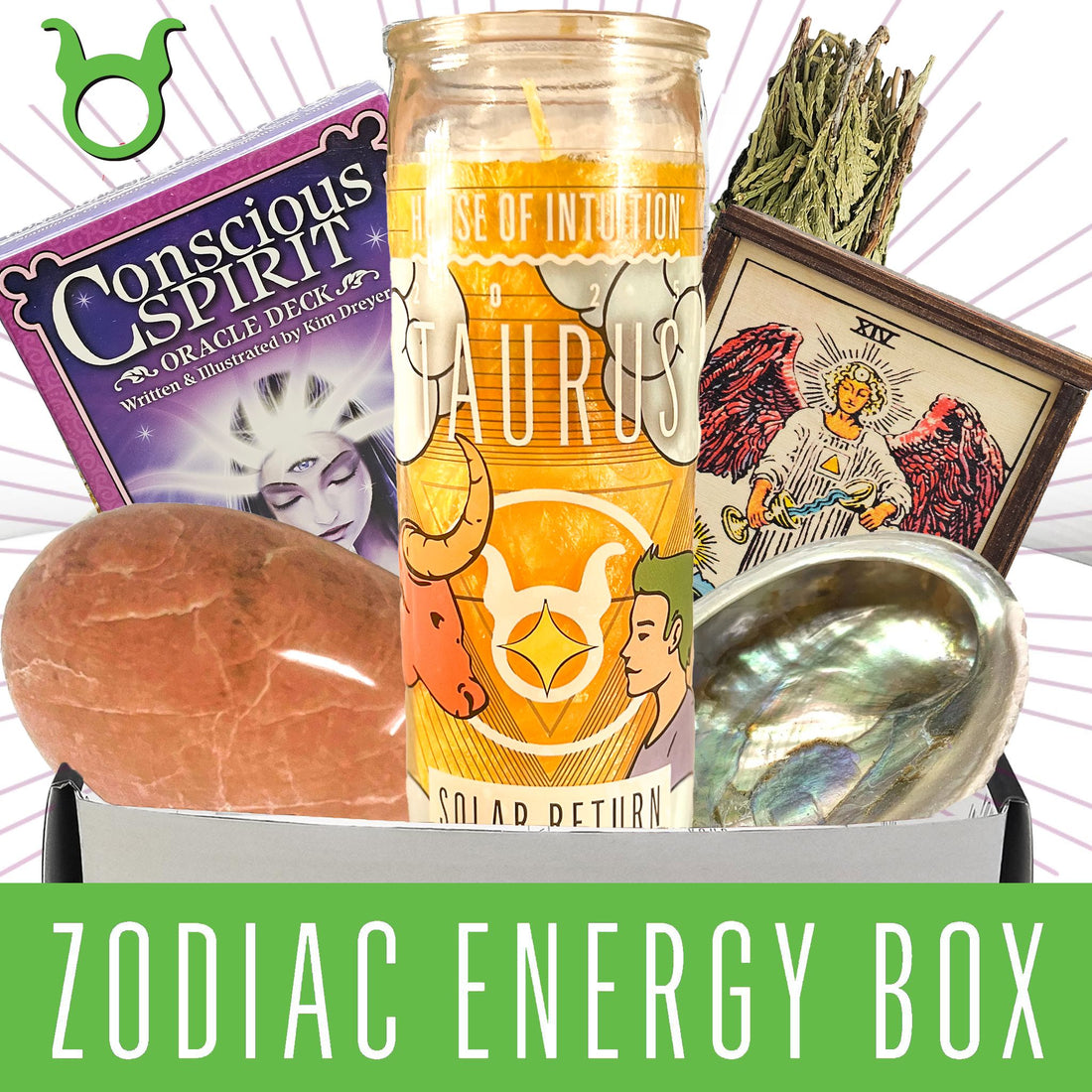 2025 Taurus Zodiac Energy Box (Limited Edition - $119 Value) Box -Birthday V50