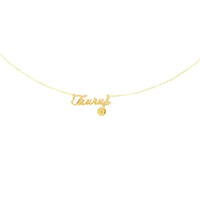 Taurus Zodiac Necklace (Gold) Necklace Discontinued