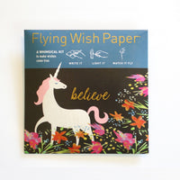 Flying Wish Paper Mini Kit - "UNICORN" House of Intuition Inc