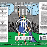 2025 Virgo Solar Return Magic Candle | August 23 - September 22 (Limited Edition) Candle -Solar Return V50
