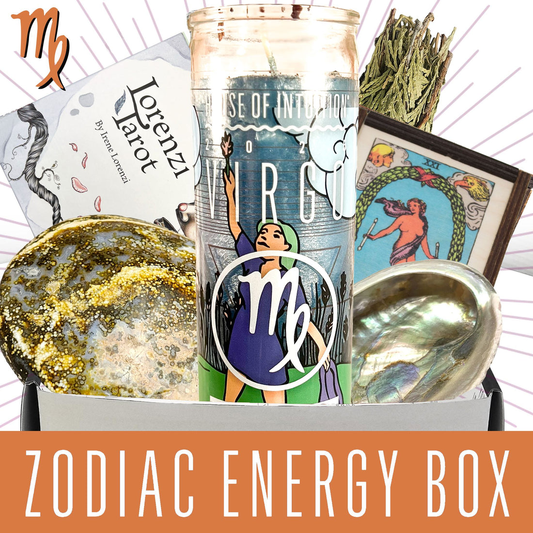 2025 Virgo Zodiac Energy Box (Limited Edition - $118 Value) Box -Birthday V50
