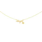 Virgo Zodiac Necklace (Gold) Necklace Discontinued
