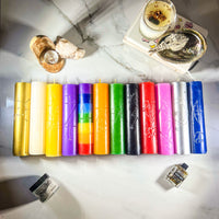 WISDOM - YELLOW - Spellcasting Pillar Candle for Symbol Carving & Herb Rolling Candle -Pillar V380