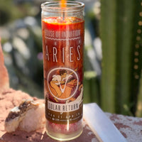 2026 Aries Solar Return Magic Candle | March 21 - April 19 (Limited Edition) Candle -Solar Return V95