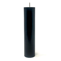 Black Pillar Candle Candle -Shape V380