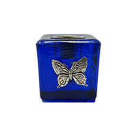 Butterfly Mini Candle Holder V115 Dark Blue