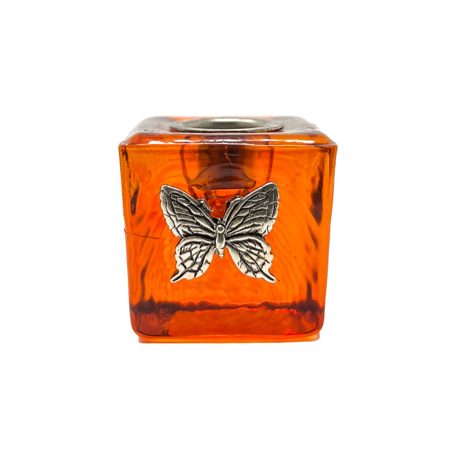 Butterfly Mini Candle Holder V115 Orange 