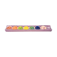 Incense Holder - Ceramic Seven Chakra Incense & Holders -Incense Whse