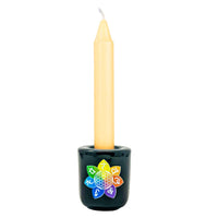 Flower Of Life 7 Chakra Mini Candle Holder V115