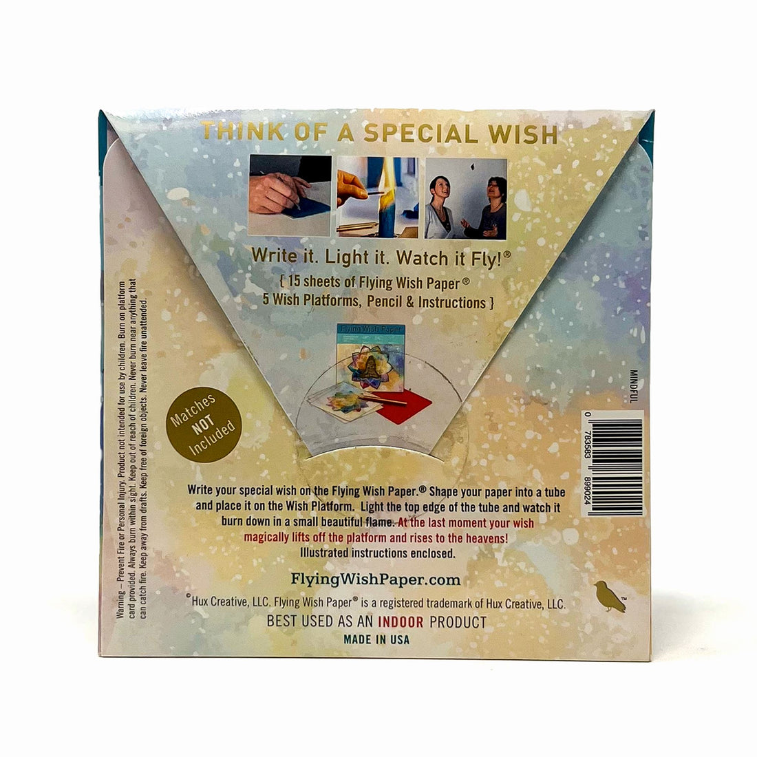 Flying Wish Paper Mini Kit - "MINDFUL" House of Intuition Inc