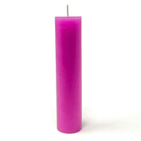 Fuchsia Pink Pillar Candle Candle -Shape V380