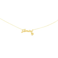 Gemini Zodiac Necklace (Gold) Necklace Discontinued