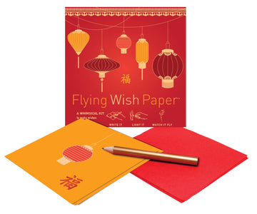 Flying Wish Paper Mini Kit - "GOOD FORTUNE" House of Intuition Inc 