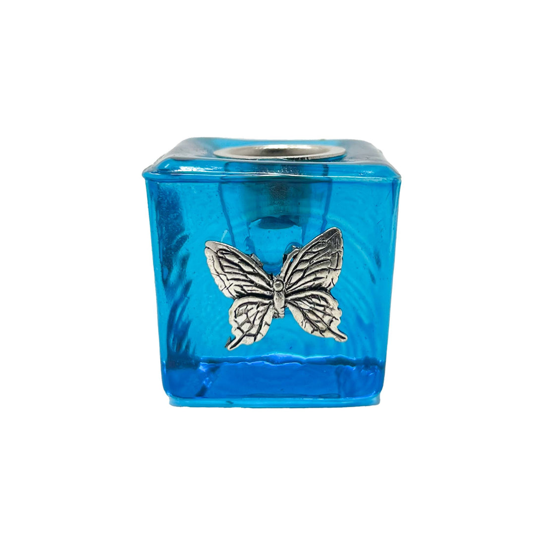 Butterfly Mini Candle Holder V115 Light Blue