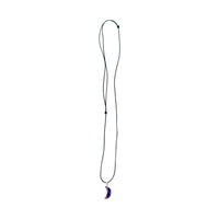 Amethyst Quartz Moon Cord Necklace Necklace -Cord Whse
