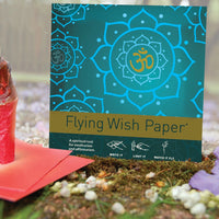 Flying Wish Paper Mini Kit - "GOLDEN OM" Media - Wish Paper V230