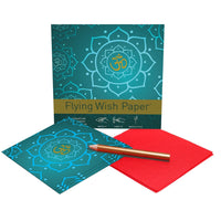 Flying Wish Paper Mini Kit - "GOLDEN OM" Media - Wish Paper V230