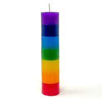 7 Color Pillar Candle Candle -Shape V380