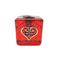 Heart Mini Candle Holder Candle -Accessories V115 Heart "Red"