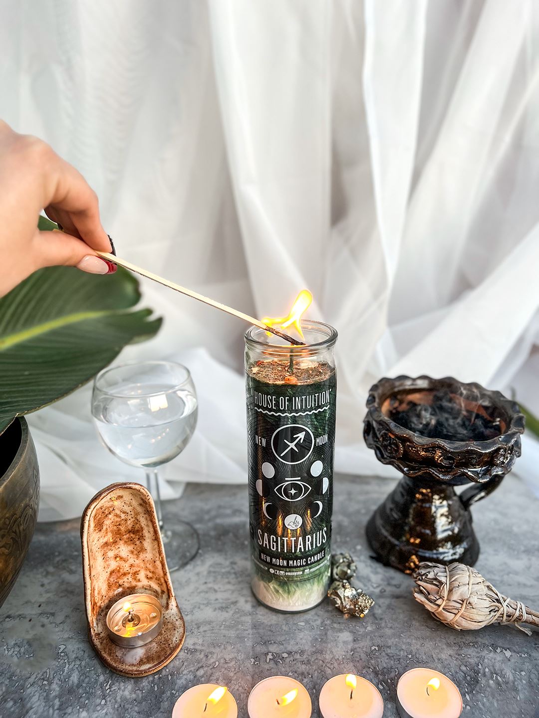 2025 New Moon Ritual Candle (Limited Edition) Candle -Full Moon V50