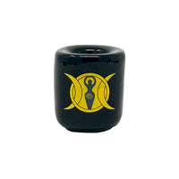 Triple Moon Goddess Mini Candle Holder V115