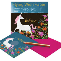 Flying Wish Paper Mini Kit - "UNICORN" House of Intuition Inc