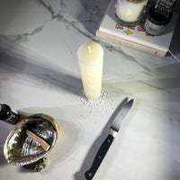 HEALING - WHITE - Spellcasting Pillar Candle for Symbol Carving & Herb Rolling Candle -Pillar V380