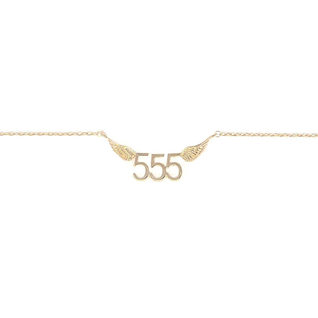 555 Angel Number Necklace (Gold) Necklace Discontinued