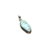 Larimar Crystal Pendant Pendants Crystals D. $60.00 Size 1"L X.5"W