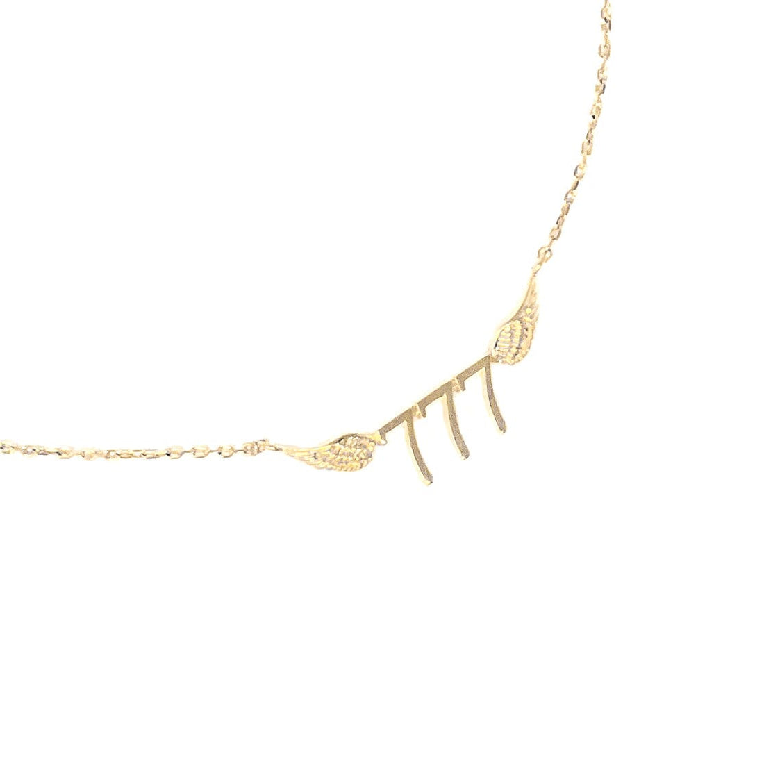 777 Angel Number Necklace (Gold) Necklace Discontinued