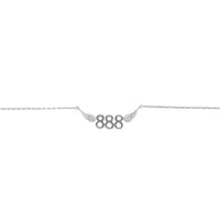 888 Angel Number Necklace (Silver) Necklace Discontinued A. $18.00