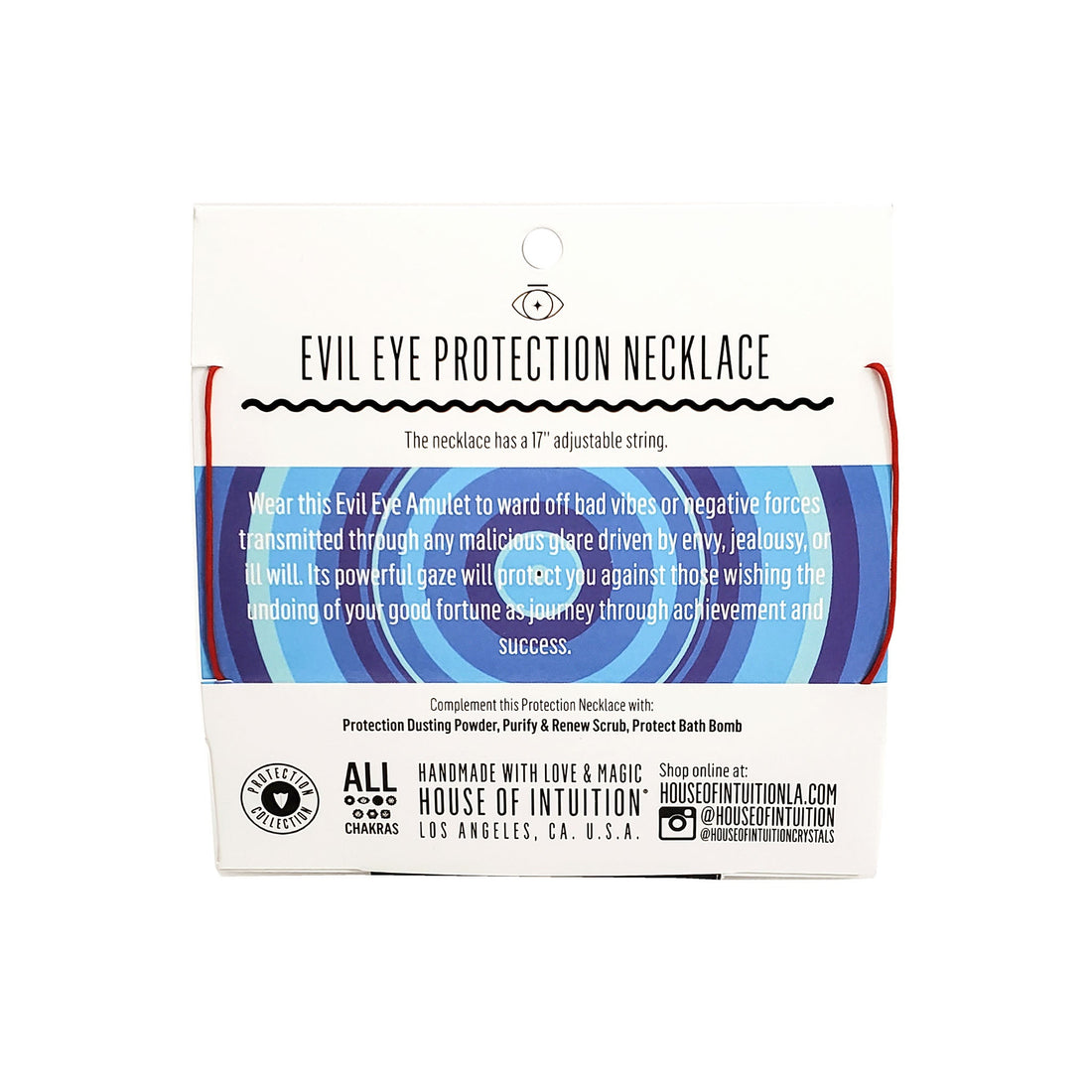 Evil Eye Protection Amulet Necklace House of Intuition