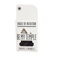 "Be My Temple" Symbol Shape Candle Symbol Shape Candle House of Intuition