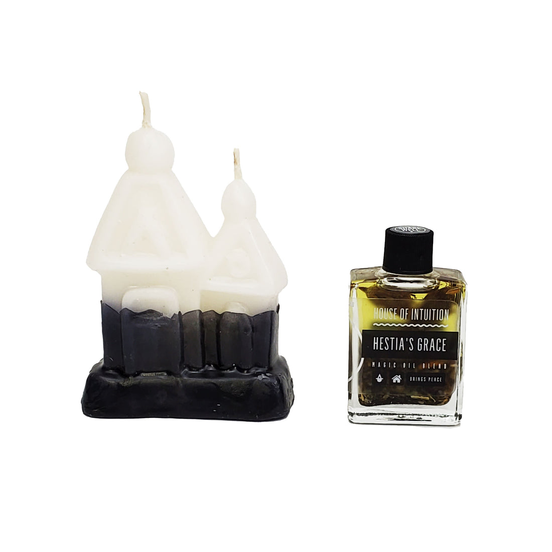 "Be My Temple" Symbol Shape Candle Kit (with Hestia's Grace Anointing Oil) Symbol Shape Candle House of Intuition